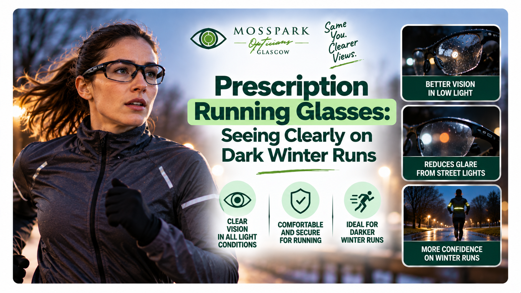 Prescription Running Glasses: Seeing Clearly on Dark Winter Runs