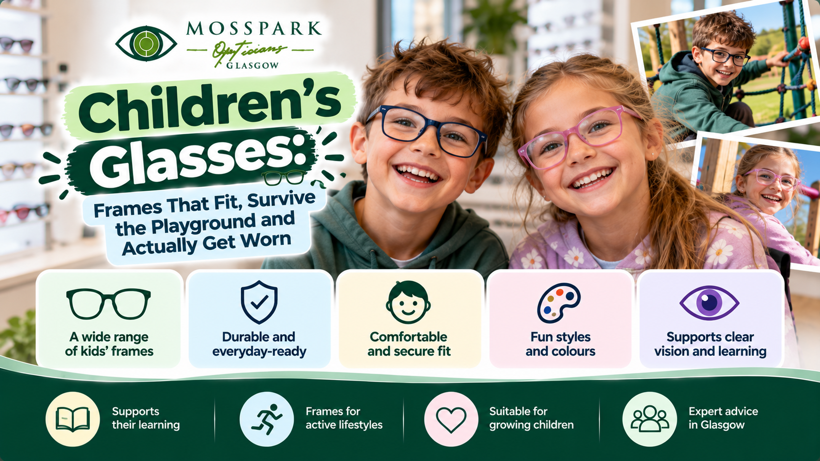 Children’s Glasses: Frames That Fit, Survive the Playground and Actually Get Worn